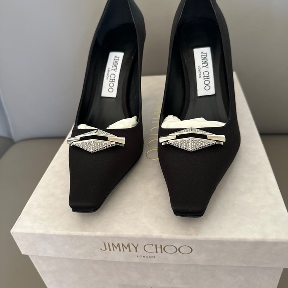 Jimmy Choo Ryker 90 satin pump - Picture 3 of 3